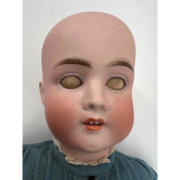 Antique 1906 Schoenau & Hoffmeister Bisque Doll 22” Open Mouth Compo Body - Picture 8 of 16